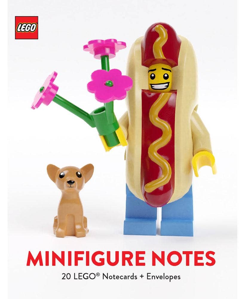 Lego Minifigure Notes: 20 Notecards and Envelopes - Boho Fabrics - Journals & Stationery