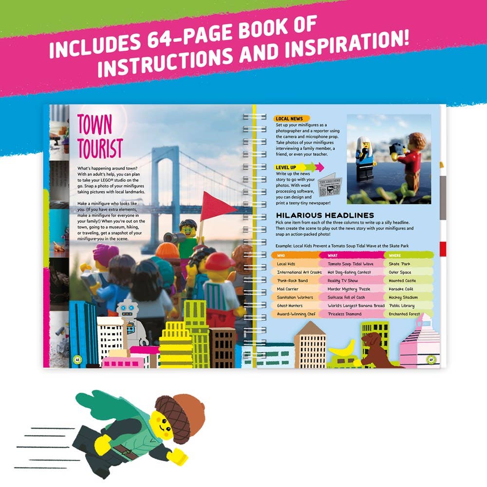 LEGO Minifigure Photography - Boho Fabrics - Books