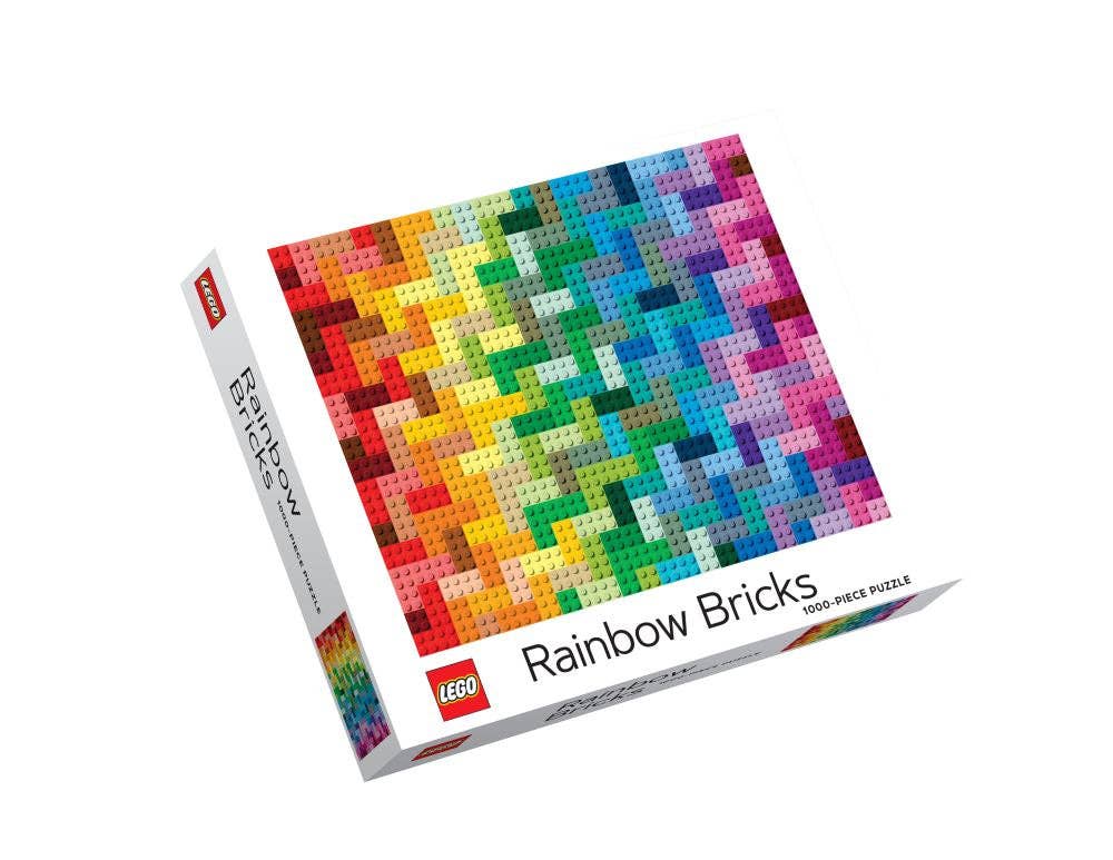 Lego Rainbow Bricks Puzzle - Boho Fabrics - Puzzle