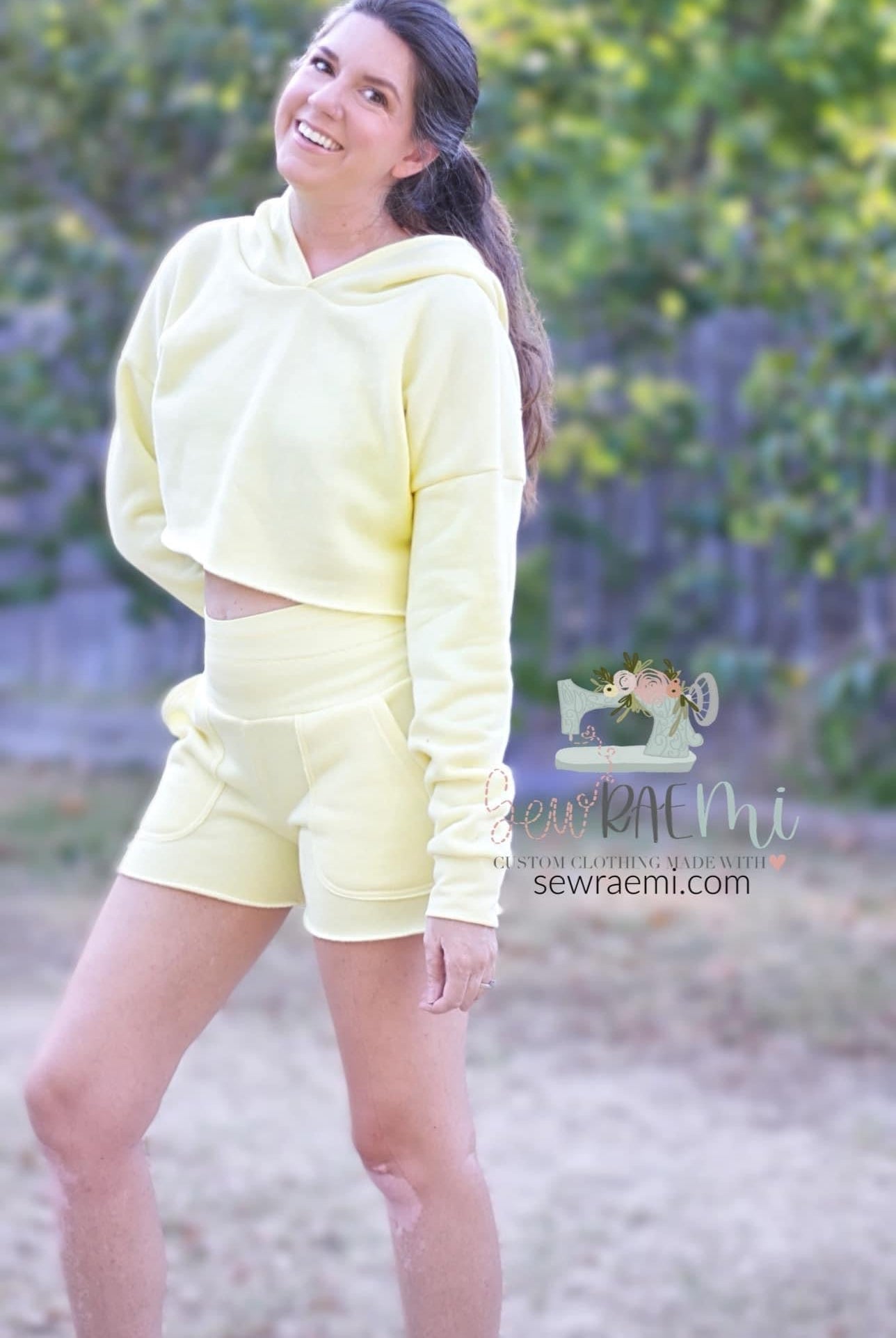 Lemonade Yellow, Sweatshirt Fleece. - Boho Fabrics