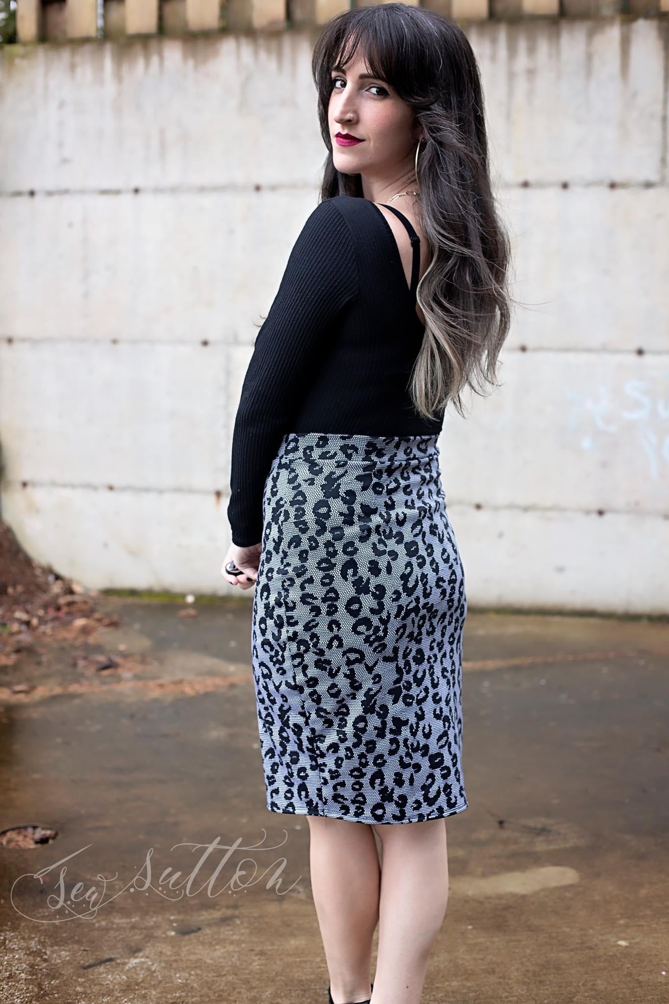 Leopard Lace, Ponte Print Fabric - Boho Fabrics