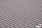 Light Blue, Red & Gold Plaid Cotton Woven Shirting Fabric - Boho Fabrics - Shirting, Woven