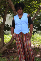 Light Blue, Twill Woven Fabric - Boho Fabrics - Twill, Woven