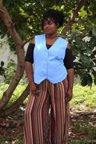 Light Blue, Twill Woven Fabric - Boho Fabrics - Twill, Woven