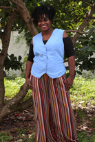 Light Blue, Twill Woven Fabric - Boho Fabrics - Twill, Woven