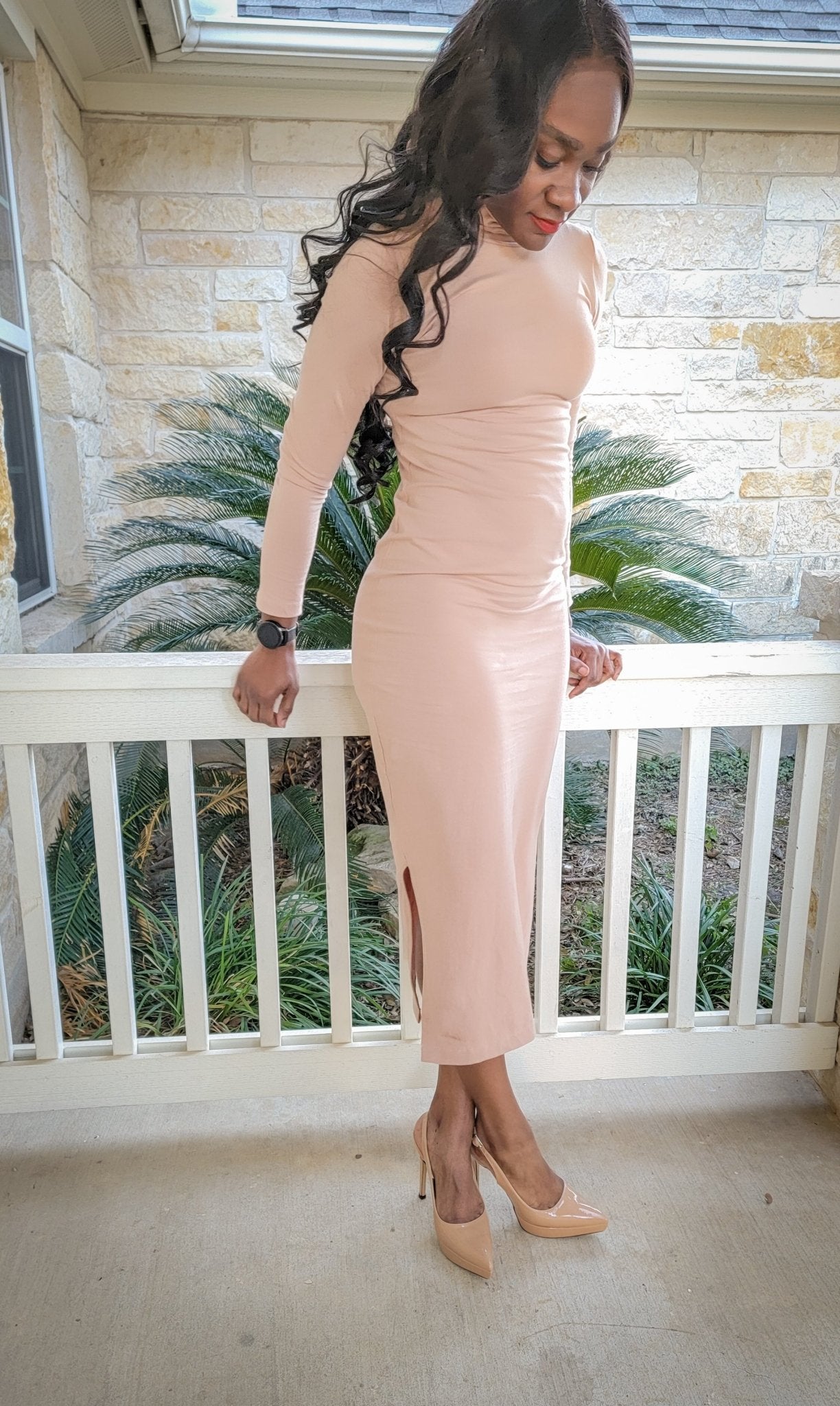 Light Brown, Solid Cotton Spandex Fabric - Boho Fabrics - Cotton Spandex Solid Fabric