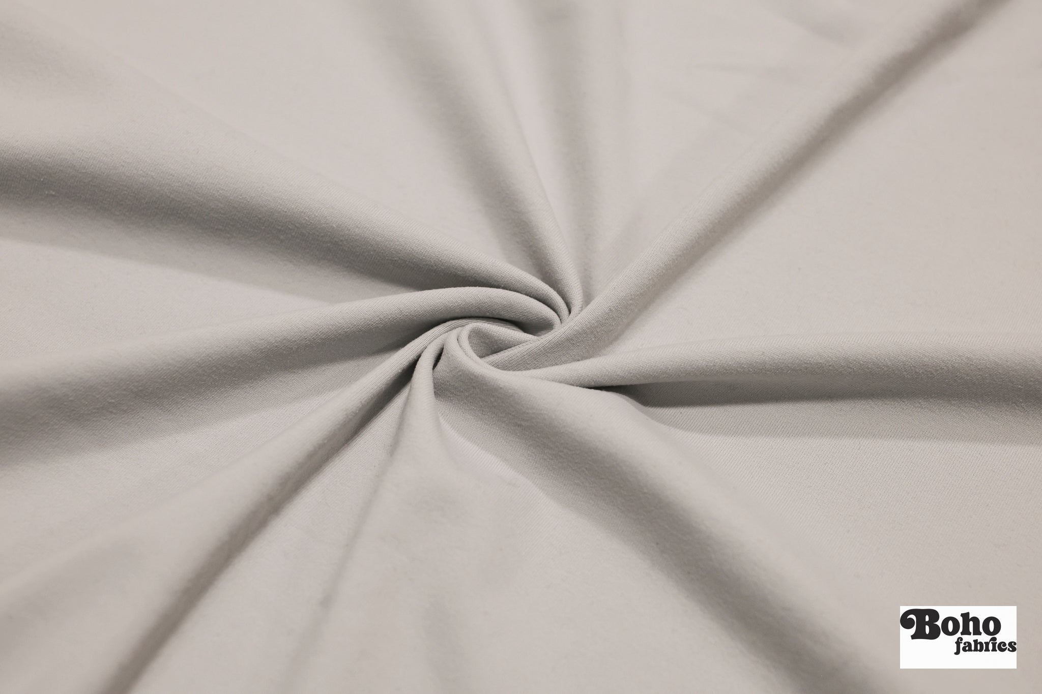 Light Gray, Athletic Knit Fabric - Boho Fabrics - Athletic Knit Fabric