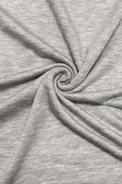Light Gray, Baby French Terry Knit Fabric - Boho Fabrics