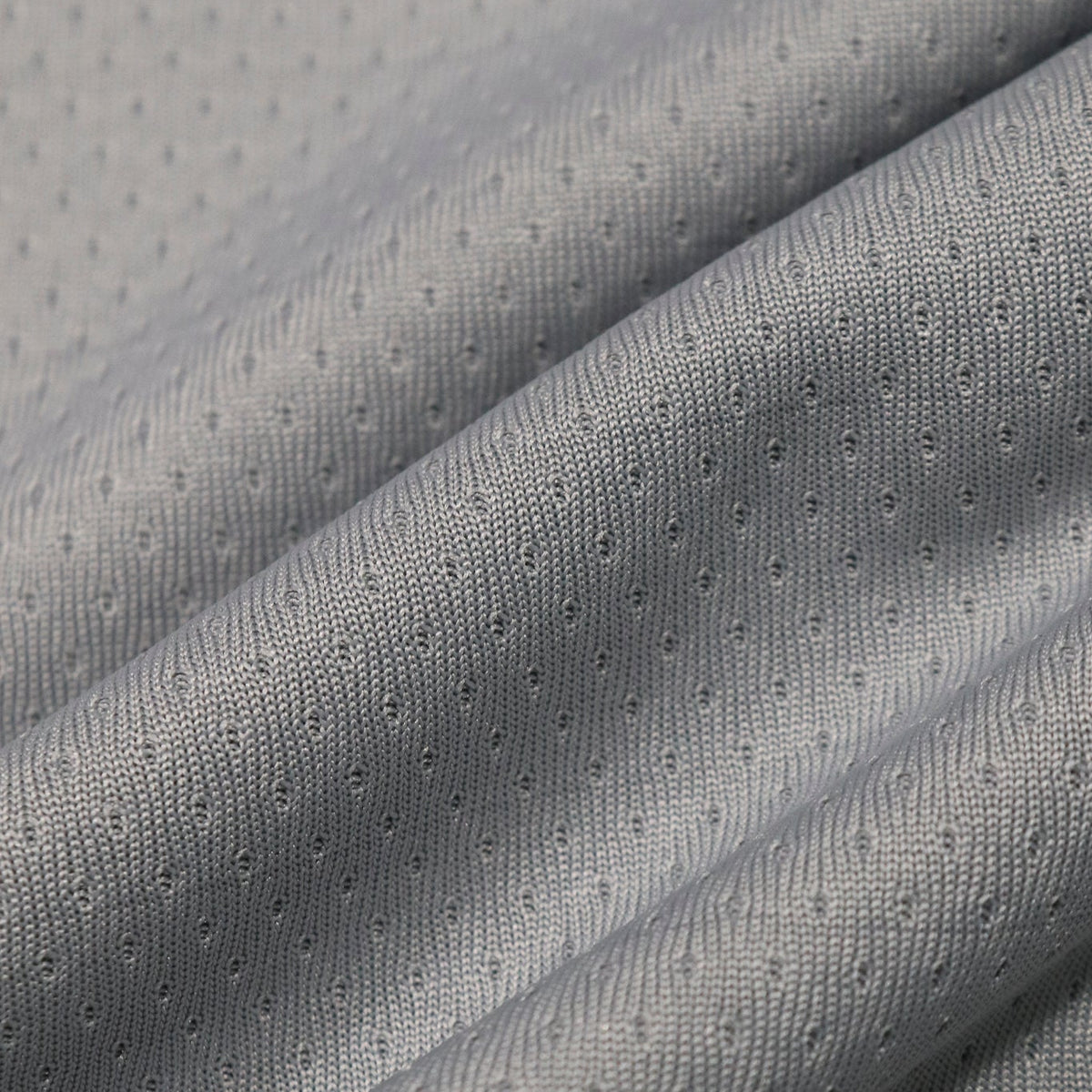 Light Gray, Flat Back Dimple, Athletic Mesh Fabric – Boho Fabrics