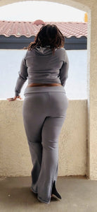 Light Gray, Power Stretch Pro Fleece - Backed Performance Fabric. 2nds - Boho Fabrics - Performance Fabrics