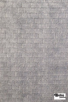 Light Gray, Textured “Brick” High Loft Fleece Fabric by Polartec - Boho Fabrics - Performance Fabrics