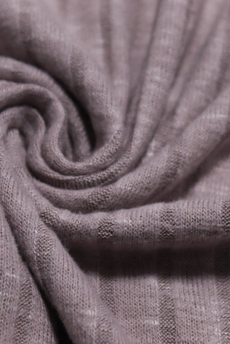 Light Lilac 9x4 Brushed Rib Knit Fabric. BRIB-201-PURP - Boho Fabrics