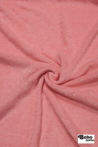 Light Pink Terry Cloth, Knit Fabric - Boho Fabrics - French Terry Solid Knit