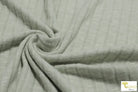 Light Pistachio Green 9x4 Brushed Rib Knit Fabric. BRIB-201-GRN - Boho Fabrics