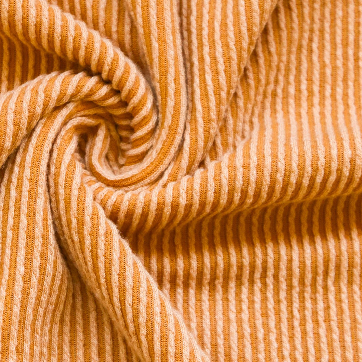 Light Tangerine 2-Tone, Rib Knit Fabric – Boho Fabrics