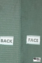 Light Teal, High Loft Grid Fleece Fabric by Polartec, featuring Recycled Polyester. *2nds* - Boho Fabrics - Performance Fabrics