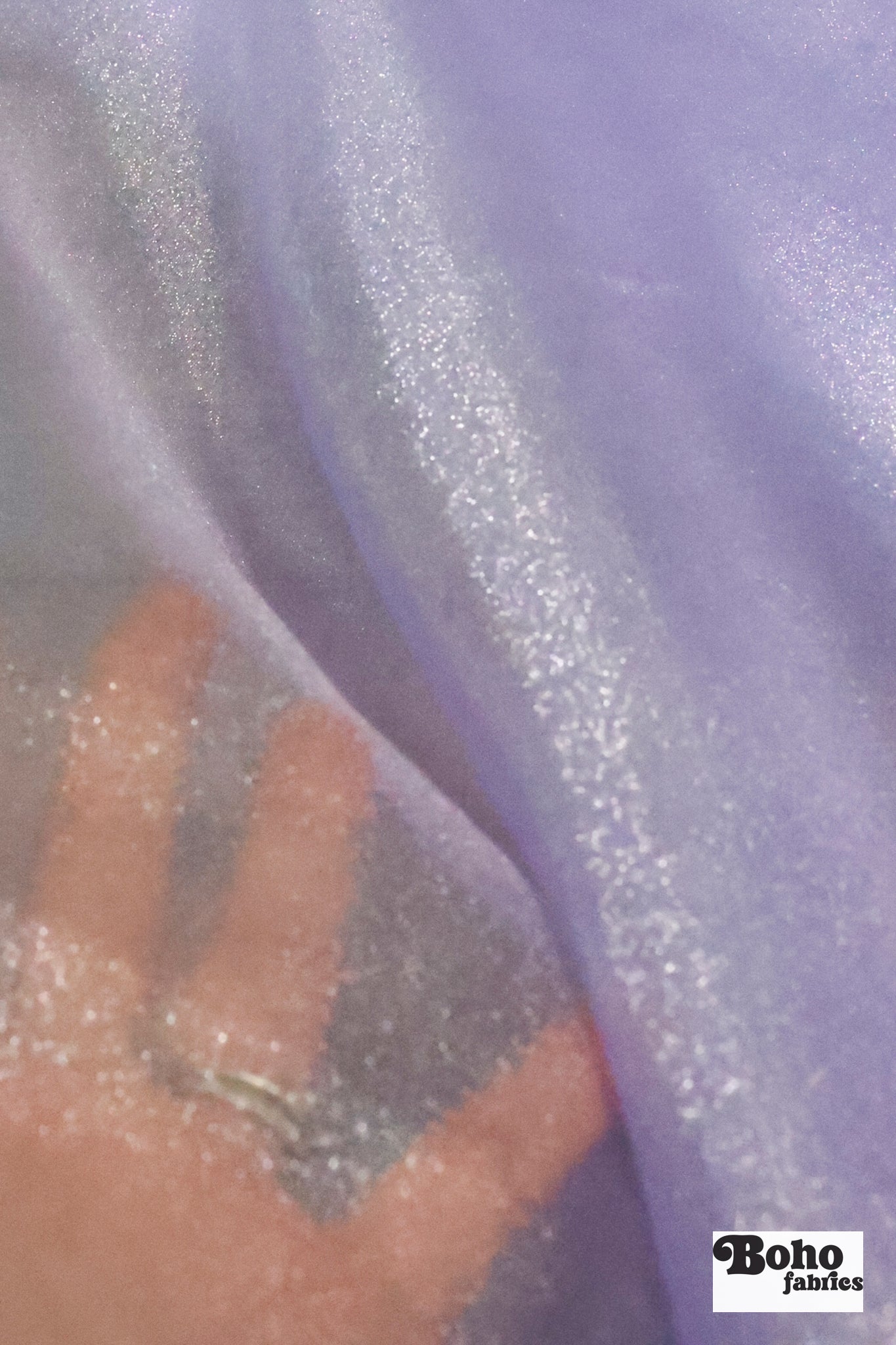 Lilac, Organza Shimmer, Woven Fabric - Boho Fabrics - Organza, Woven Fabric