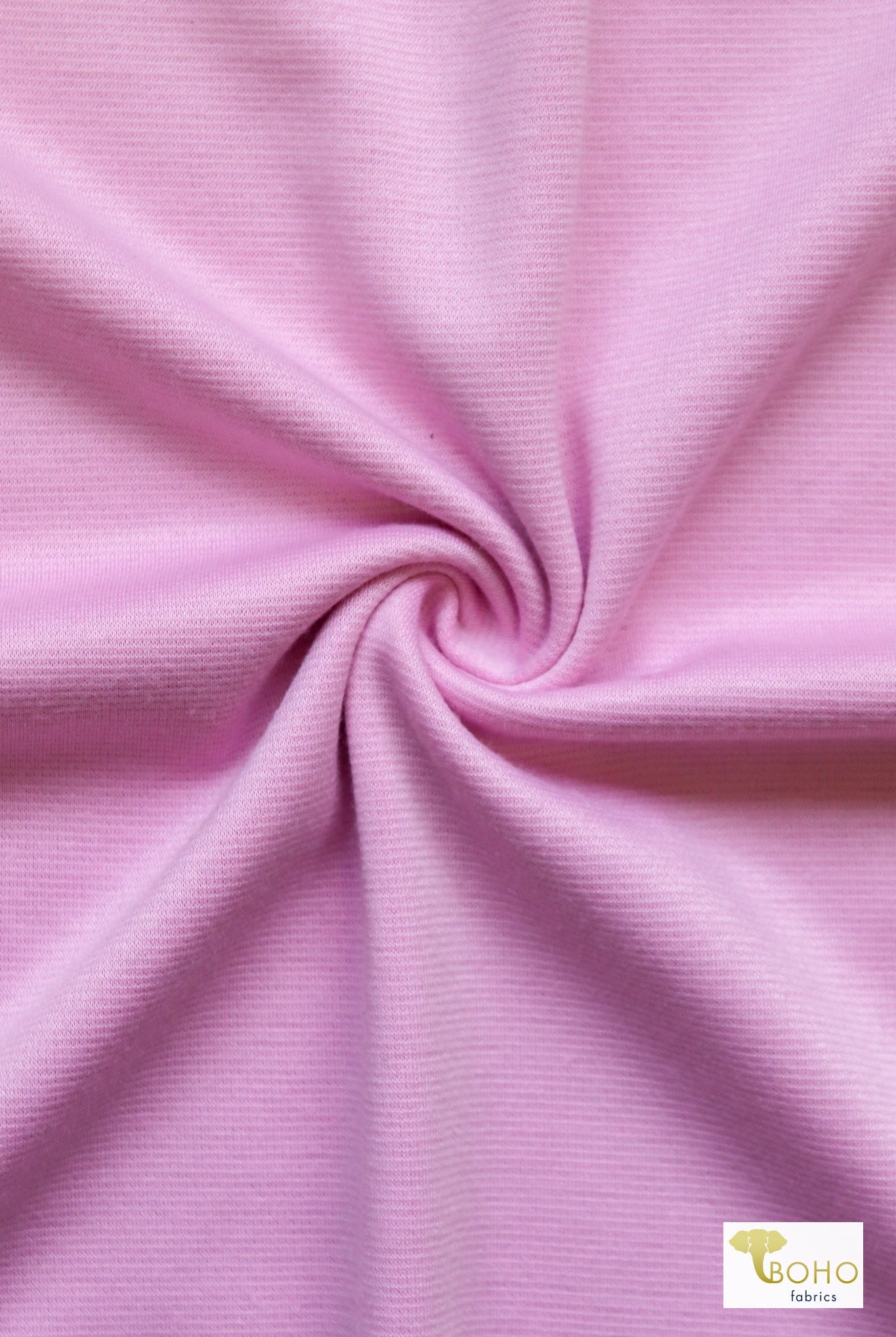 Lilac Pink Double Knit, Ponte Solid Knit Fabric - Boho Fabrics
