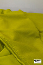Lime Chartreuse, Power Stretch Pro Fleece - Backed Performance Fabric. 2nds - Boho Fabrics - Performance Fabrics