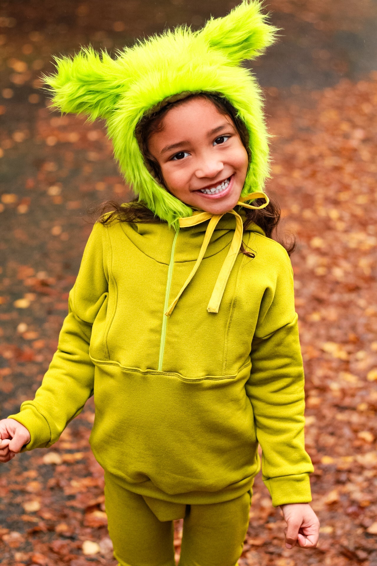 Lime Chartreuse, Power Stretch Pro Fleece - Backed Performance Fabric. 2nds - Boho Fabrics - Performance Fabrics