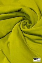 Lime Chartreuse, Power Stretch Pro Fleece - Backed Performance Fabric. 2nds - Boho Fabrics - Performance Fabrics