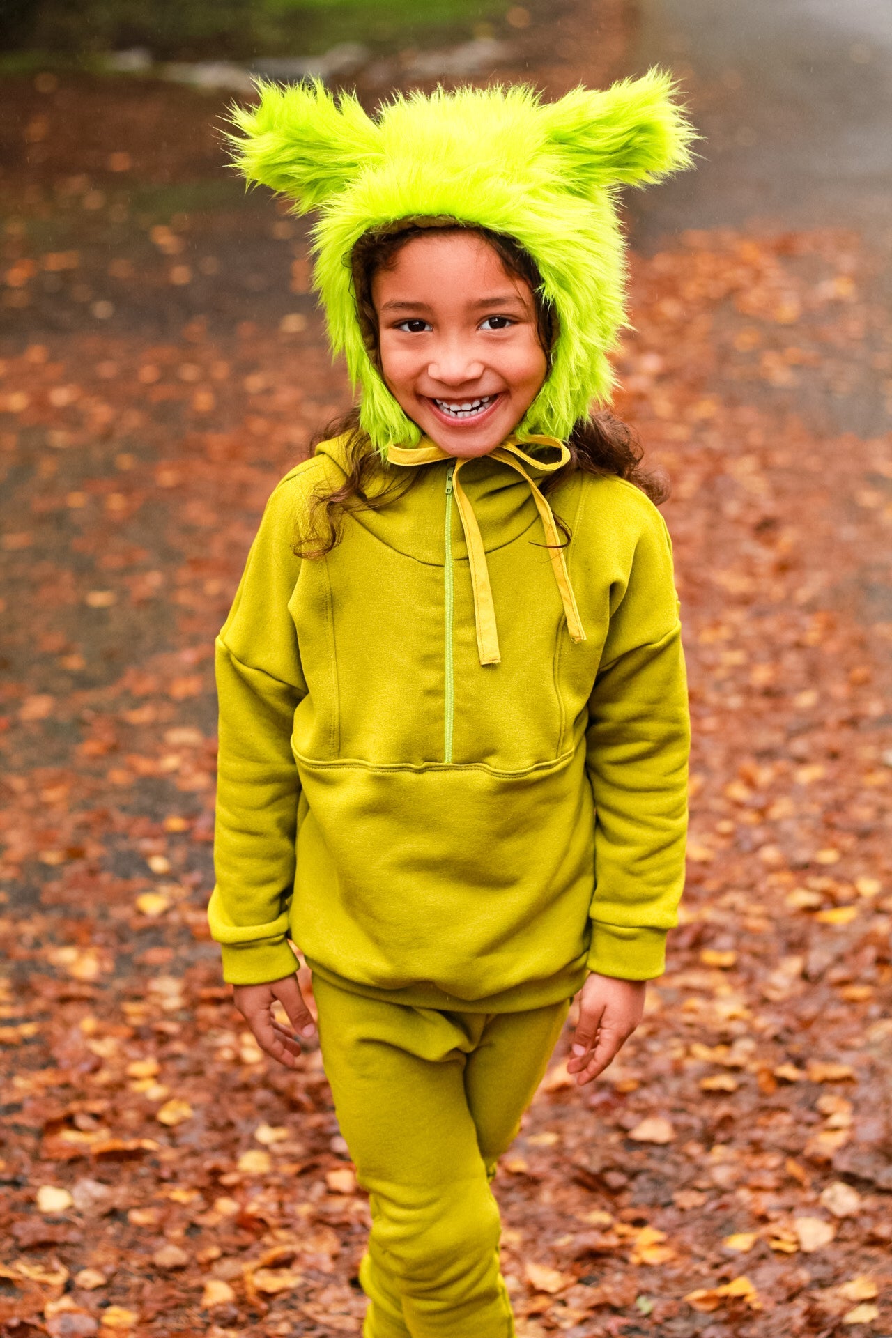 Lime Chartreuse, Power Stretch Pro Fleece - Backed Performance Fabric. 2nds - Boho Fabrics - Performance Fabrics