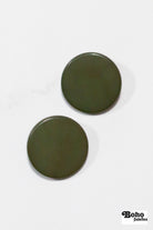 Lime Green, Mod Gambit, Shank Button. Available in 15mm, 18mm, 20mm, 25mm - Boho Fabrics - Buttons & Snaps