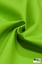 Lime Green, Solid Canvas Woven Fabric - Boho Fabrics - Canvas Fabric
