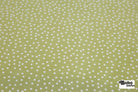 Lime Green with White Polka Dots Rayon Challis Woven Fabric - Boho Fabrics - Challis, Woven