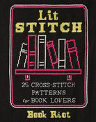 Lit Stitch: 25 Cross - Stitch Patterns for Book Lovers - Boho Fabrics - Books