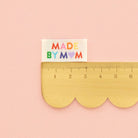 Made by Mom Woven Sewing Labels Rainbow Colors - Boho Fabrics -