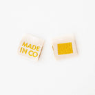 Made in My State Gold Woven Labels - Boho Fabrics -
