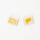 Made in My State Gold Woven Labels - Boho Fabrics -