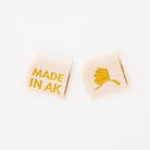Made in My State Gold Woven Labels - Boho Fabrics -