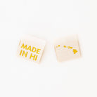 Made in My State Gold Woven Labels - Boho Fabrics -