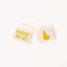 Made in My State Gold Woven Labels - Boho Fabrics -