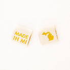 Made in My State Gold Woven Labels - Boho Fabrics -