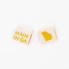 Made in My State Gold Woven Labels - Boho Fabrics -
