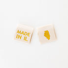 Made in My State Gold Woven Labels - Boho Fabrics -