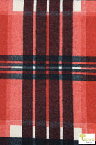Madi Plaid! Red/Black Plaid Brushed Sweater Knit Fabric. PRSW-104 - Boho Fabrics