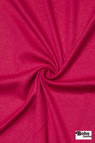 Magenta, Foiled Ponte Knit Fabric - Boho Fabrics - Ponte Solid, Knit Fabric
