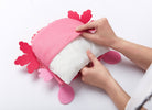 Magic Scrunch Pillow - Axolotl - Boho Fabrics - Art & Craft Kits