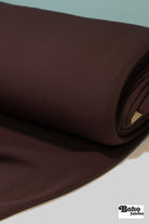 Mahogany Brown, Power Stretch Pro Fleece - Backed Performance Fabric - Boho Fabrics - Performance Fabrics