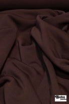 Mahogany Brown, Power Stretch Pro Fleece - Backed Performance Fabric - Boho Fabrics - Performance Fabrics