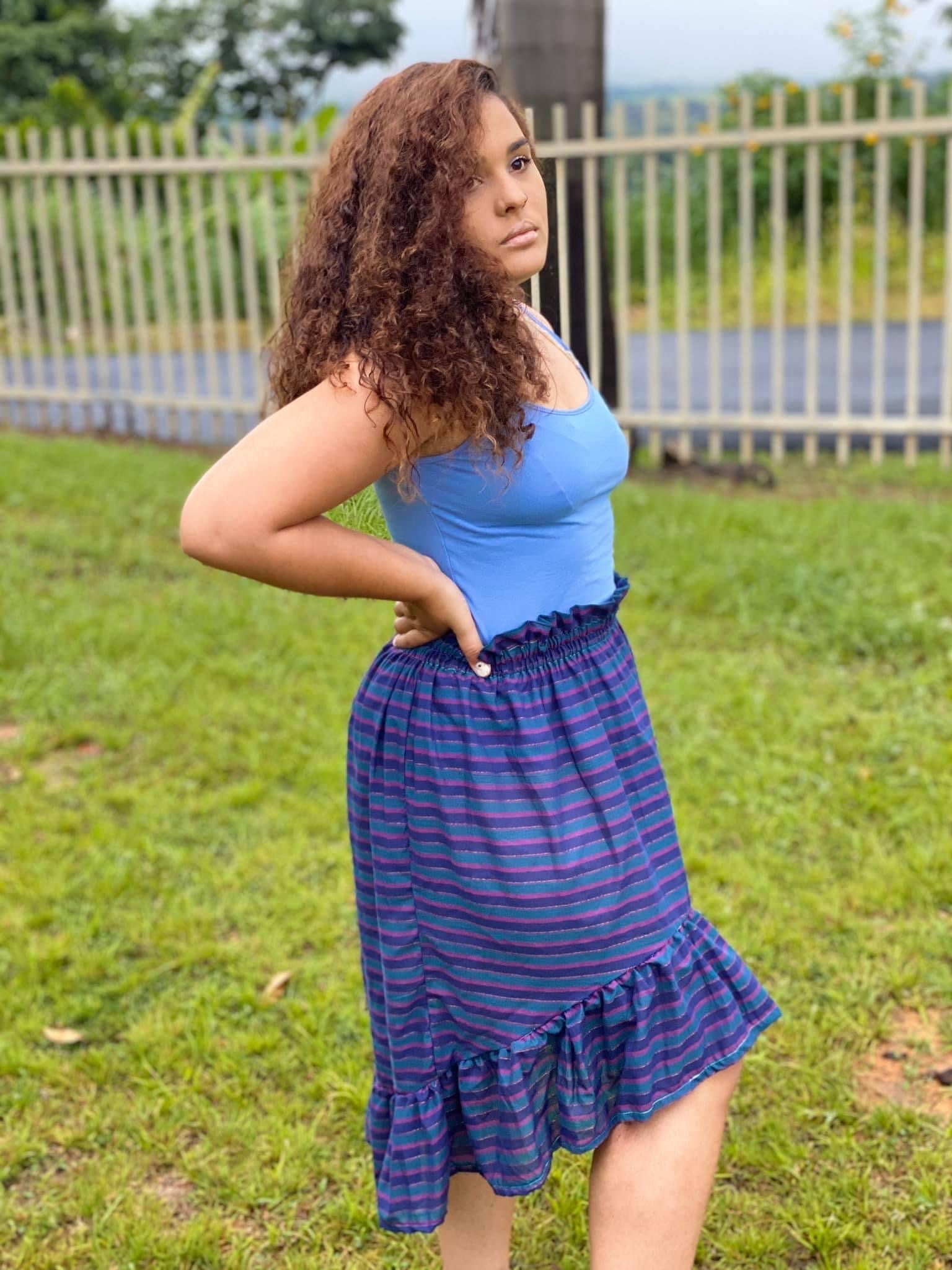 Majestic Gold,Purple & Teal Stripes. Cotton Woven Fabric. WVP-215 - Boho Fabrics