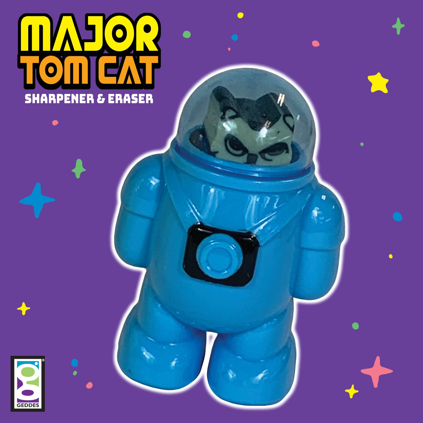 MAJOR TOM CAT SHARPENER & ERASER - Boho Fabrics - 