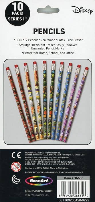 Mandalorian 10Ct HB No.2 Pencils (Disney Star Wars) - Boho Fabrics - Journals & Stationery