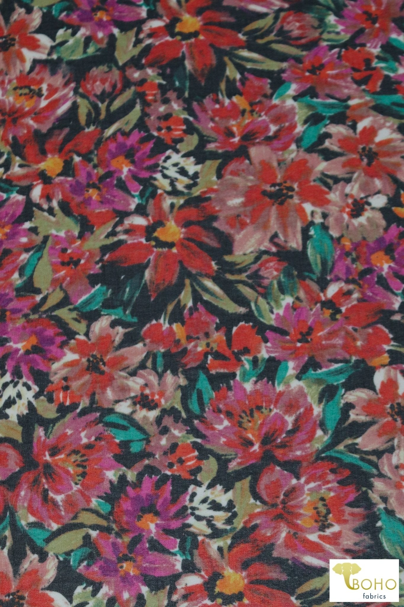 Maril Florals, Chiffon Woven . WVP-206 - Boho Fabrics