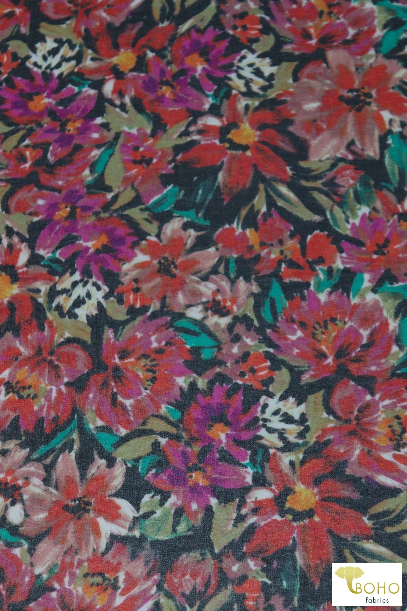 Maril Florals, Chiffon Woven . WVP-206 - Boho Fabrics