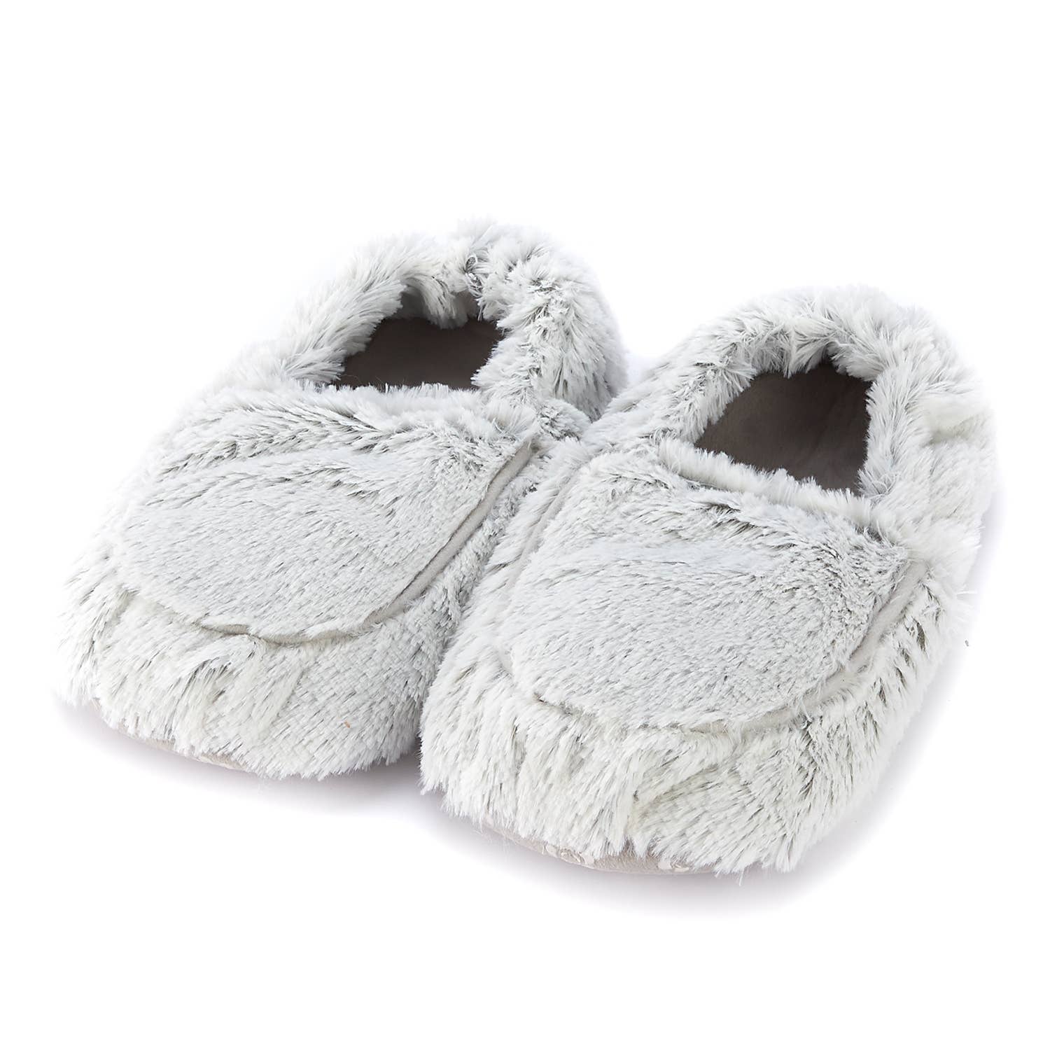 Marshmallow Gray Warmies Slippers - Boho Fabrics - Toys